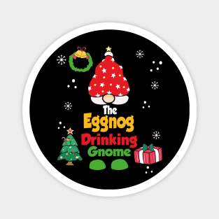 The Drinking Gnome Funny Xmas Family Pajama Magnet